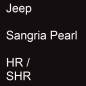 Preview: Jeep, Sangria Pearl, HR / SHR.